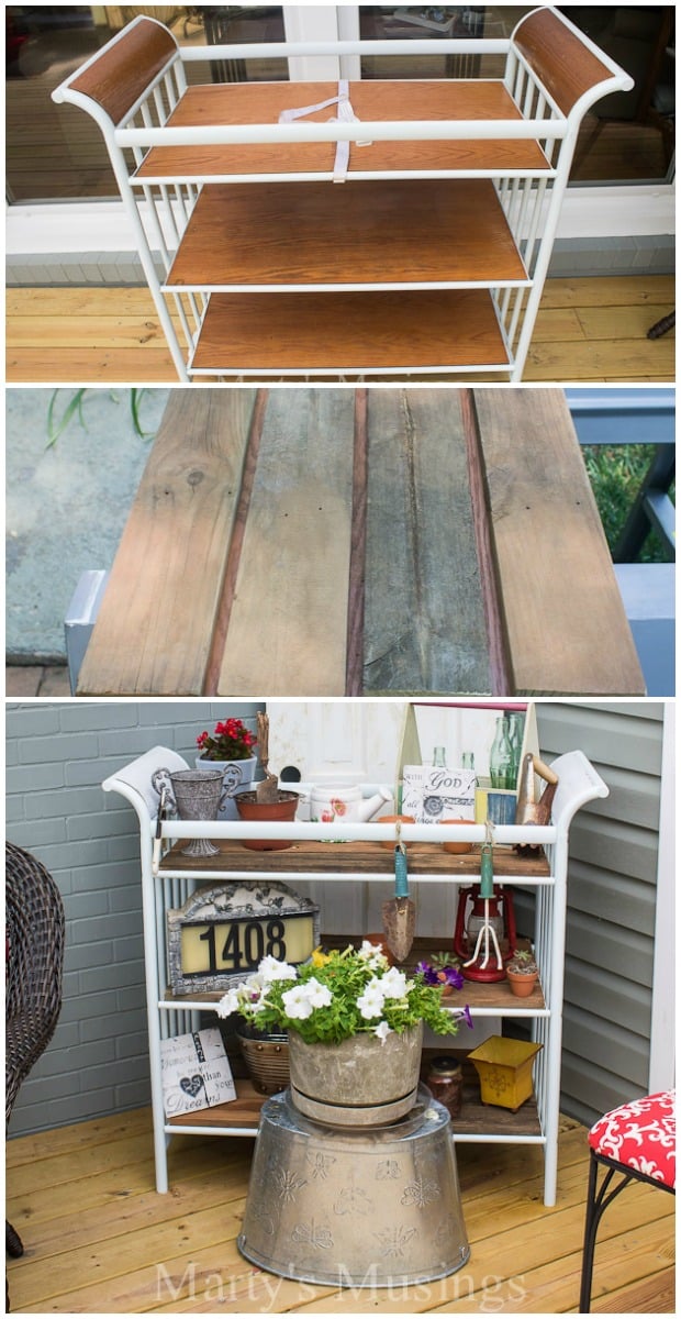 repurposing changing table