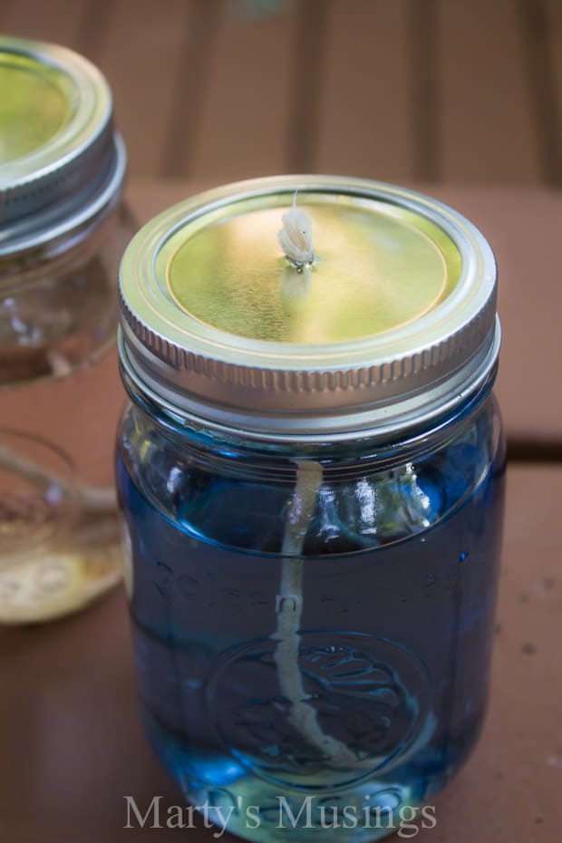 How to Make Mason Jar Citronella Candles