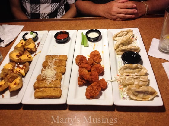 A bunch of food sitting on a table