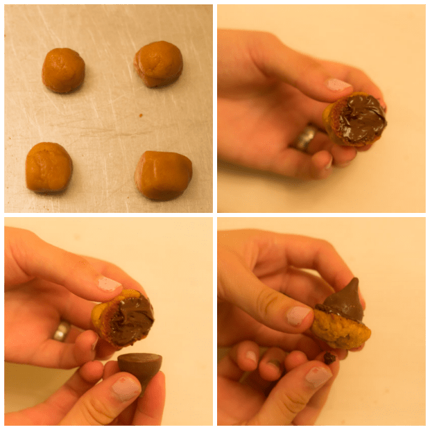 Peanut Butter and Chocolate Acorn Cookies - Marty's Musings