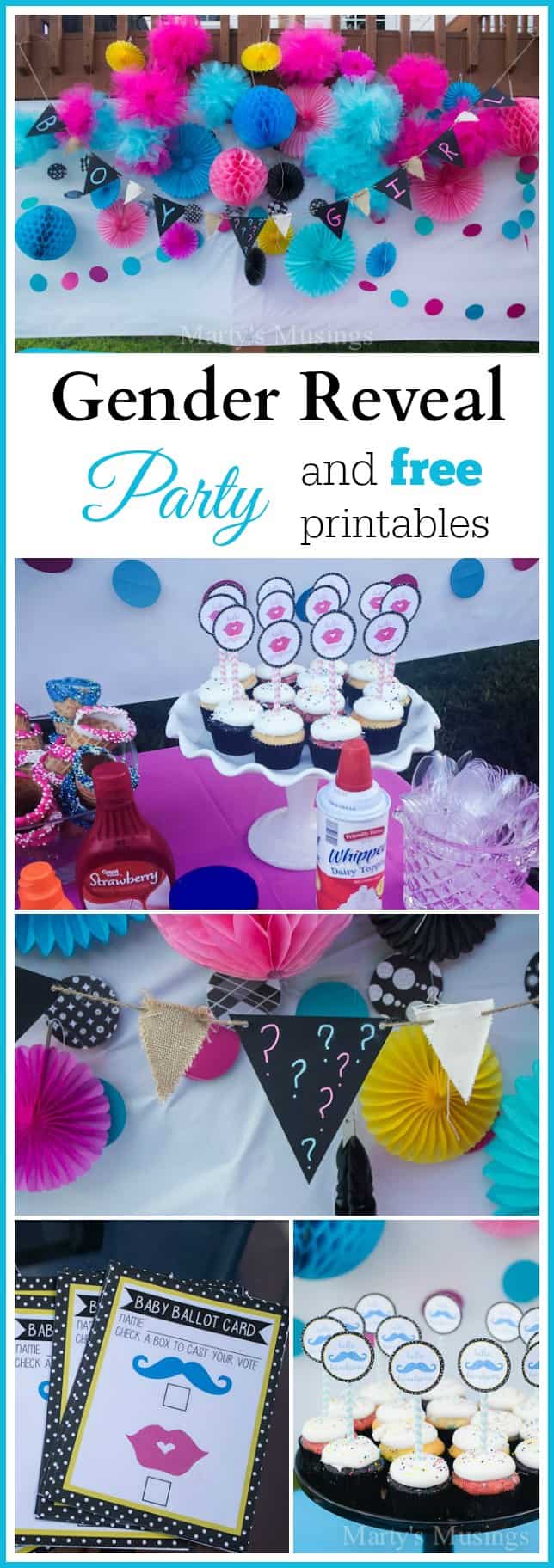 How To Host A Baby Gender Reveal Party FREE Printables