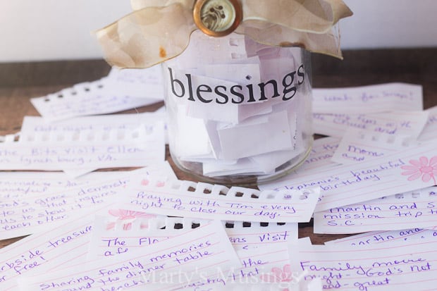 The family blessing jar tradition is a precious way to instill gratitude in your children with the simple act of recording blessings throughout the year.