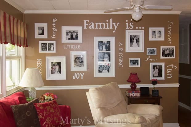 Family Values in Home Decor - Marty's Musings