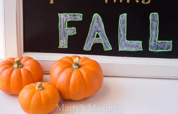 Free Chalkboard Printable for Fall