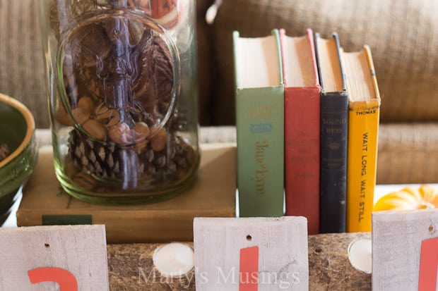 A book sitting on top of a wooden table