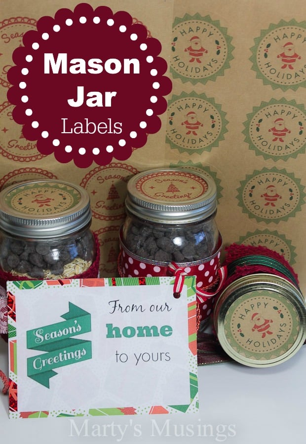 Simple idea for making gifts in a jar using the popular pint sized mason jars and a chocolate chip oatmeal cookie recipe. Perfect for teachers and friends.
