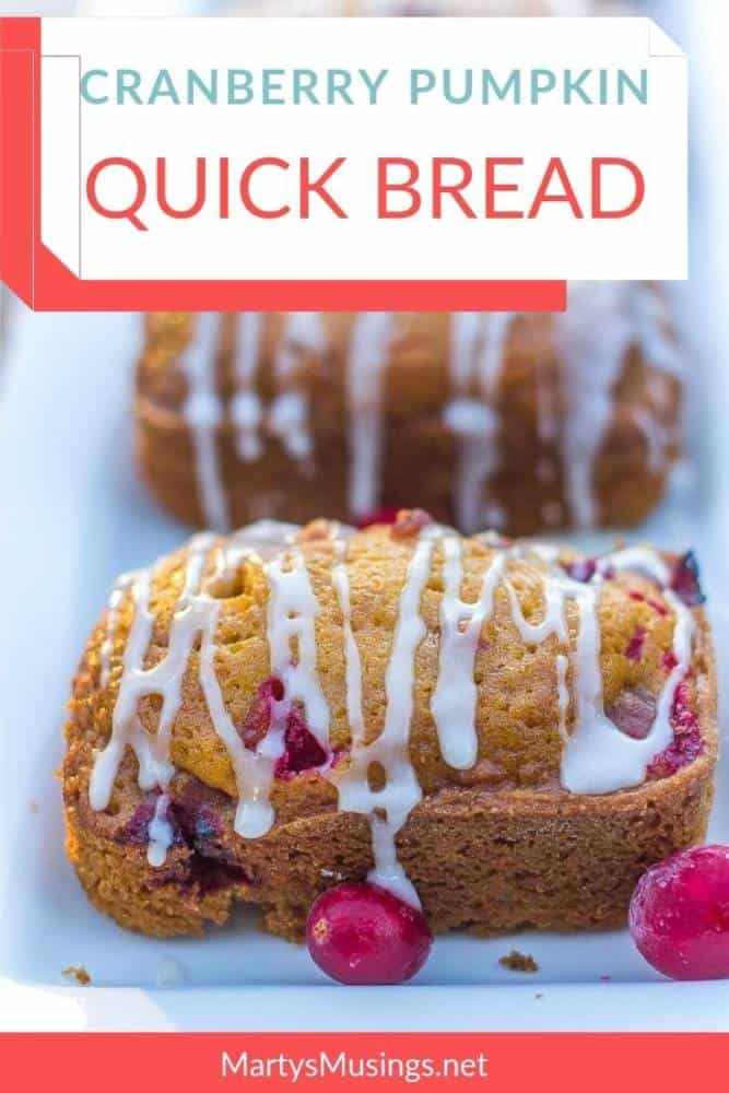 Cranberry Pumpkin quick bread