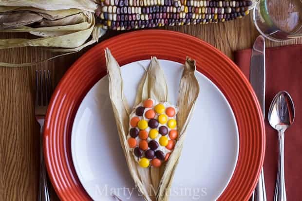 Indian Corn on the Cob Shortbread Cookies