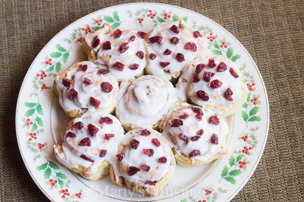 Easy Cinnamon Roll Recipe for Christmas - Marty's Musings
