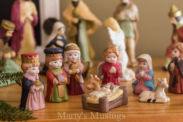 A toy doll sitting on a table