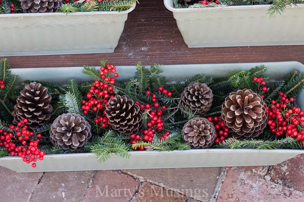 Christmas Tree Luminaries and Outside Decorating - Marty's Musings