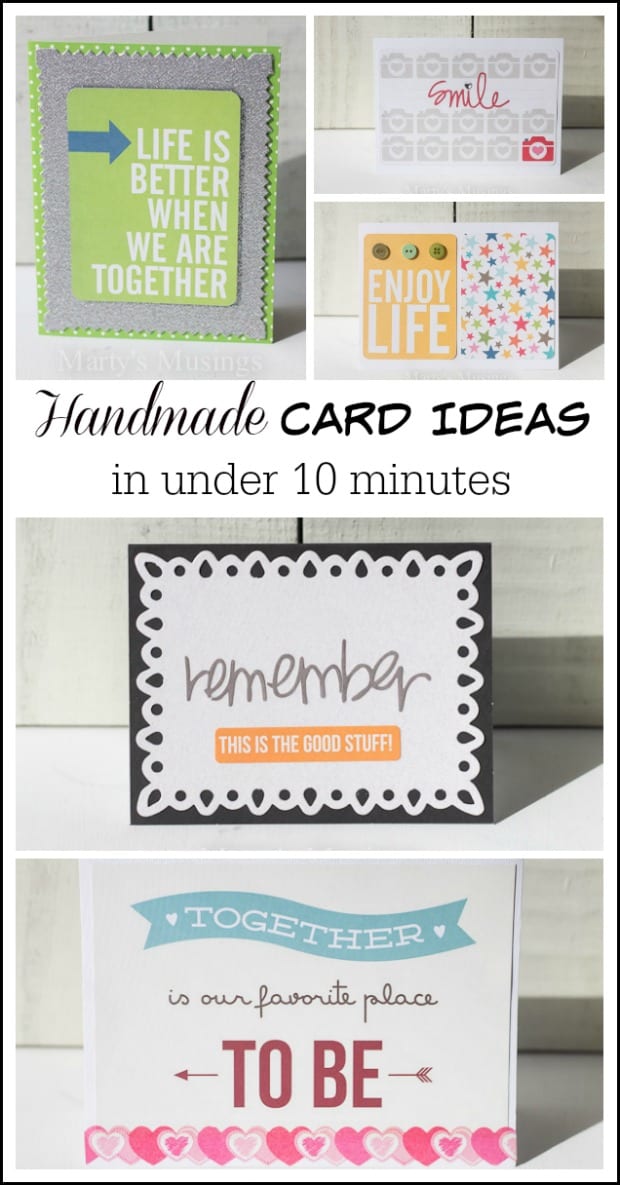Handmade Card Ideas in Under 10 Minutes