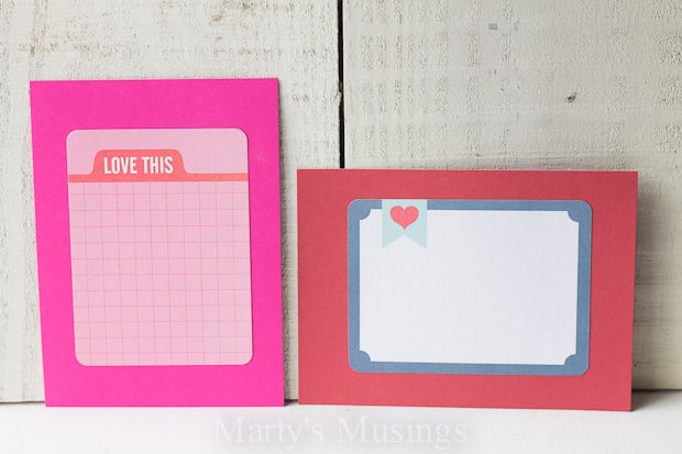 Add the perfect touch for a gift or send encouragement and well wishes with these handmade card ideas created under 10 minutes with a Project Life kit.