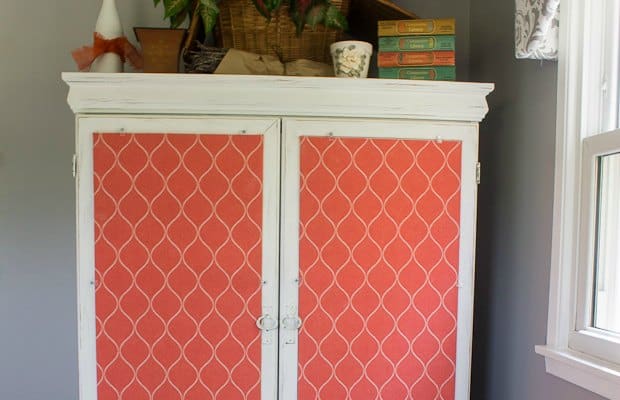 Furniture Makeover with Chalk Paint and Fabric