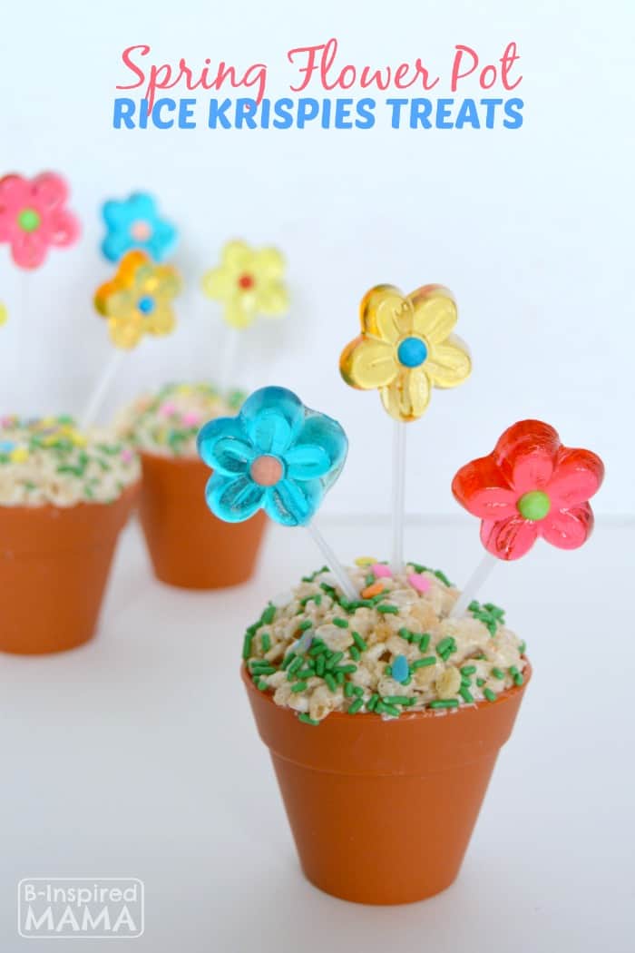 Spring Flower Pot Rice Krispies® Treats