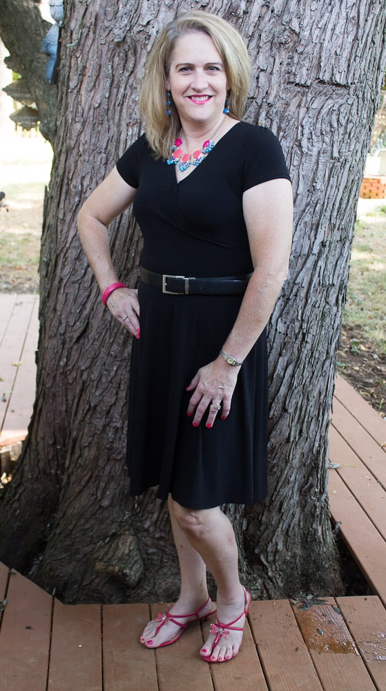 black dress for over 50