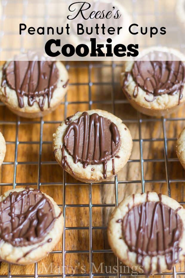 By using an easy make ahead basic cookie mix you can make several different kinds of cookies including these amazing Reese's peanut butter cups cookies.