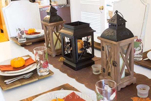 Food on a table, with Pumpkin and Bread