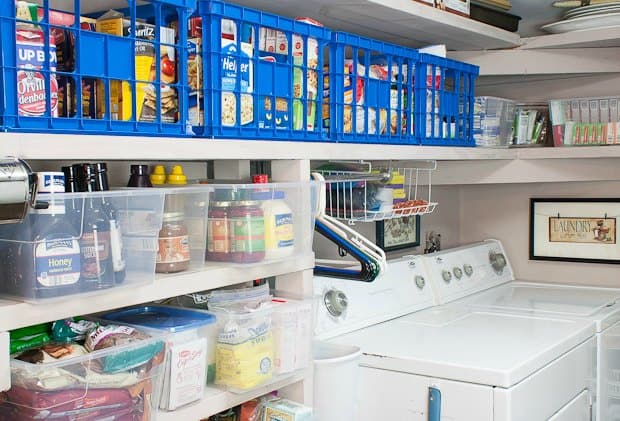 Small Laundry Room Ideas and Pantry Makeover