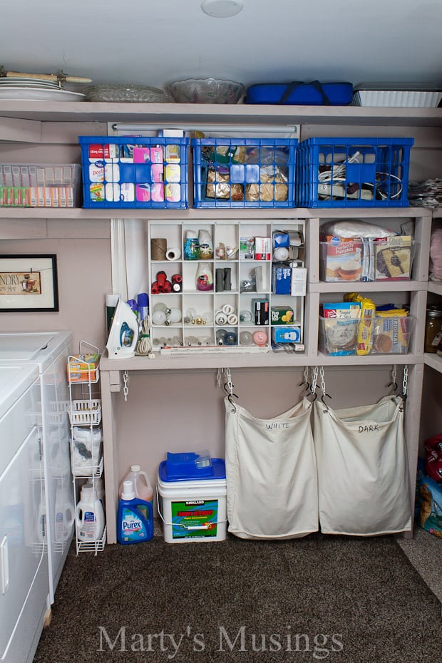 A group of items on a shelf