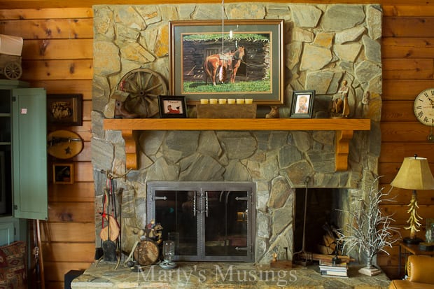 Rustic Cabin with Western Theme Decor