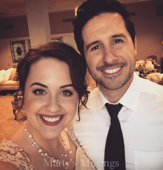 A smiling man and woman posing for a photo