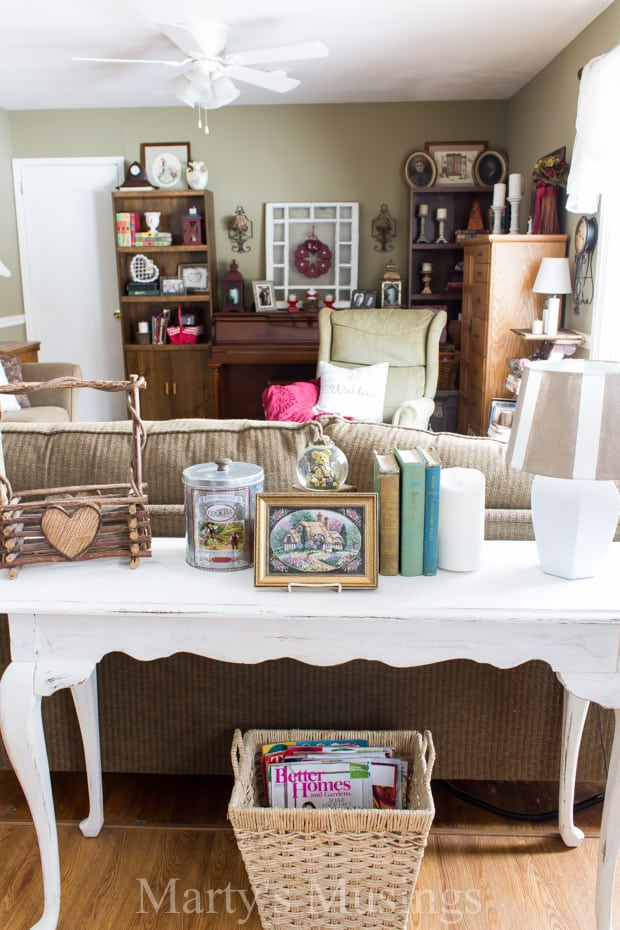 A dining room table