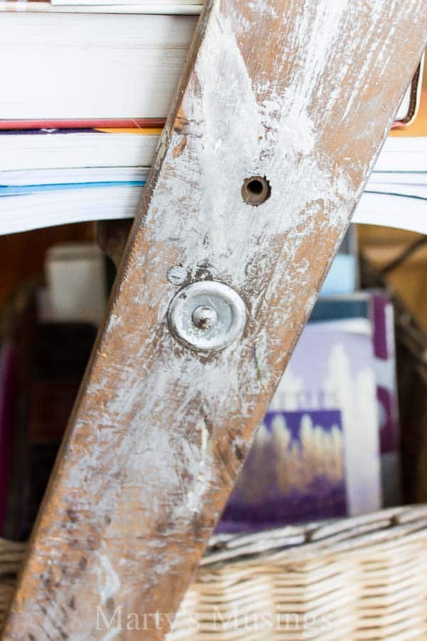 A wooden table