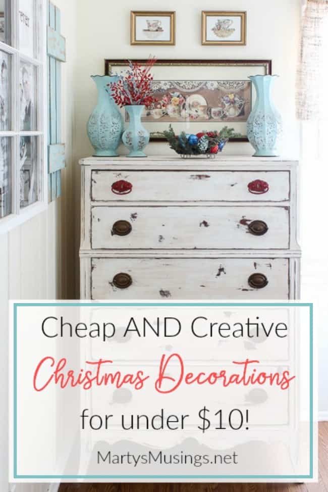 cheap and easy Christmas decorations for under $10