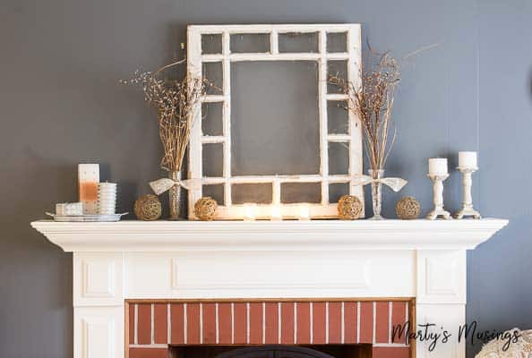5 Tips for a Cheap and Easy Winter Mantel