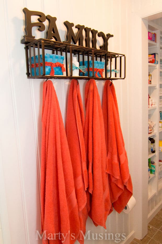 A shower curtain