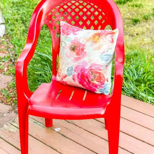 How to Spray Paint Plastic Chairs Marty's Musings