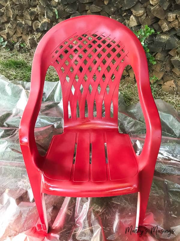 How To Spray Paint Plastic Chairs An, Colorful Plastic Outdoor Chairs