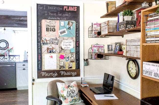 DIY Bulletin Board for Your Home Office