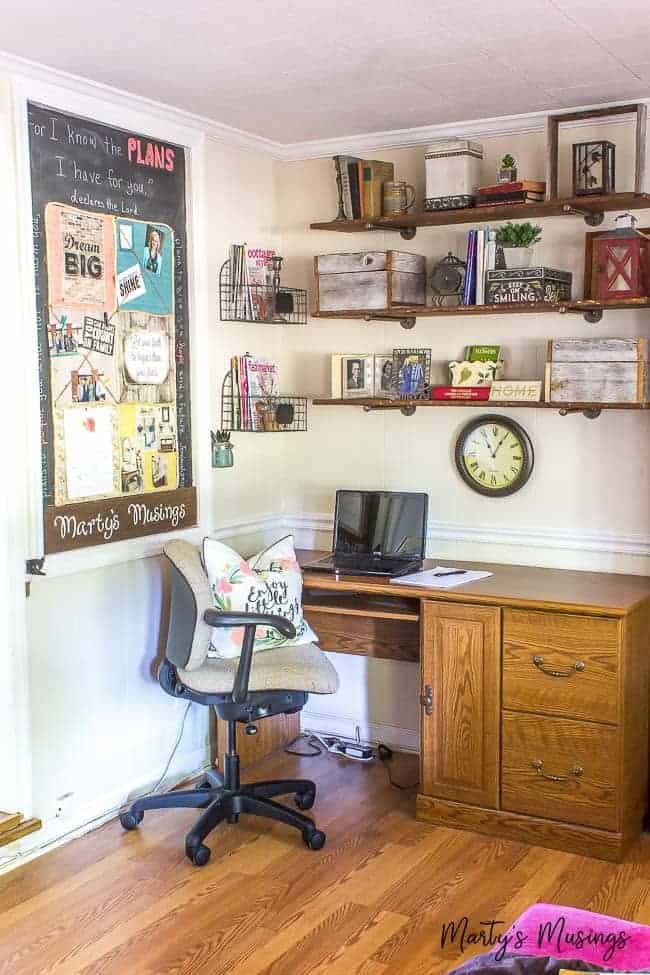 Style my Small, Home Office Nook with Me — The Green Mad House