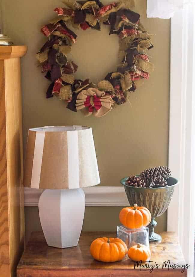 Great ideas for ways to save money on fall decorating, including tips on buying from thrift stores, using natural elements and shopping your own home!