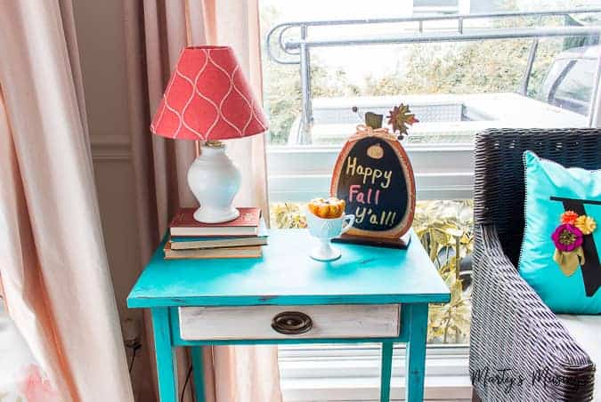 A chair sitting in front of a window