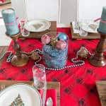 Rustic Christmas Table Decorations