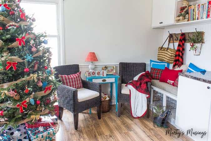 A living room filled with furniture and a window