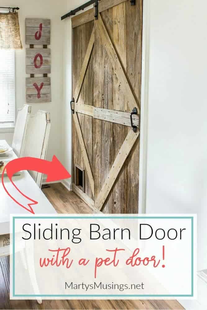 How To Build A Sliding Barn Door With A Pet Door