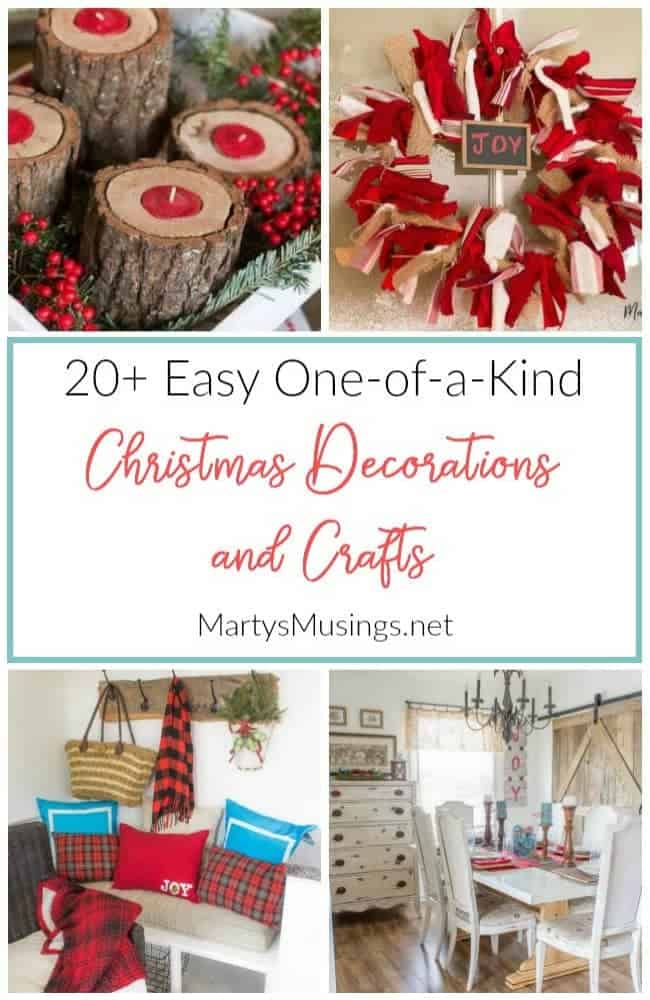 20+ easy one-of-a-kind Christmas Decorations and Crafts