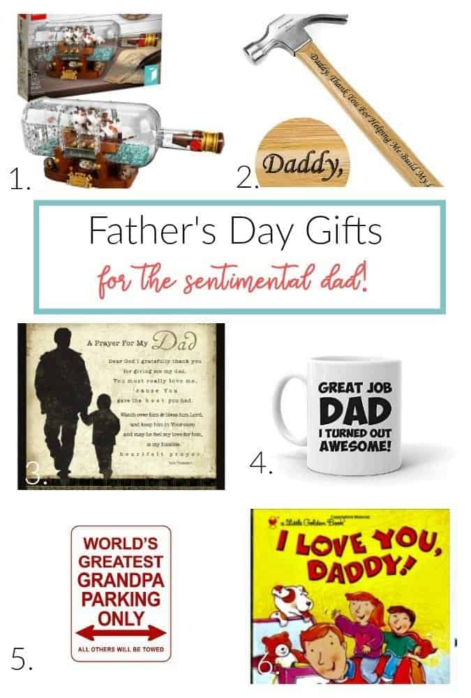 Father's Day gifts for the sentimental dad