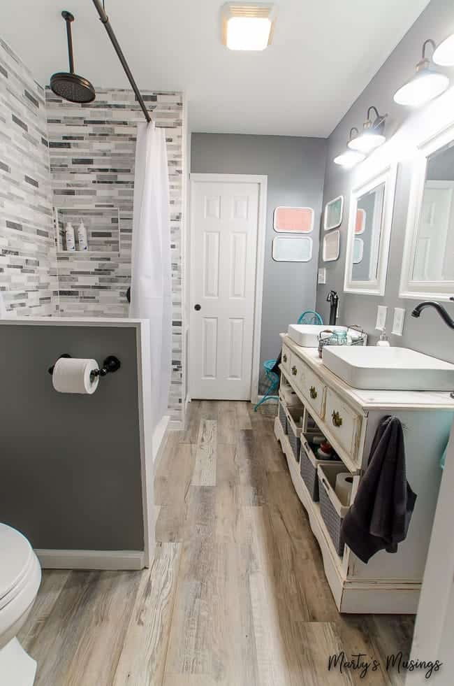 Small Farmhouse Bathroom Remodel Reveal Details Marty S Musings - Small 1 2 Bathroom Remodel Ideas