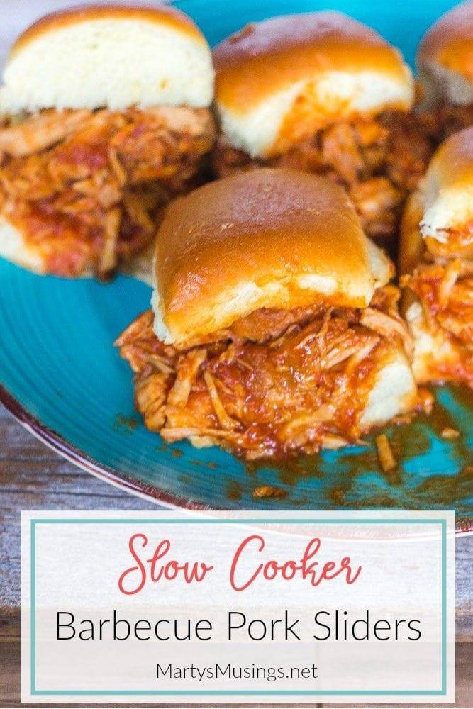 Slow cooker barbecue pork sliders