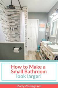 How to Make a Small Bathroom Look Larger : 7 Tips and Tricks!
