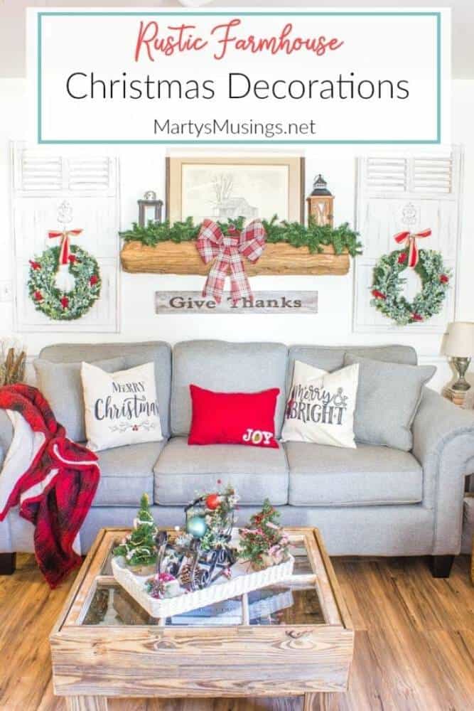 Rustic Farmhouse Christmas Decorations