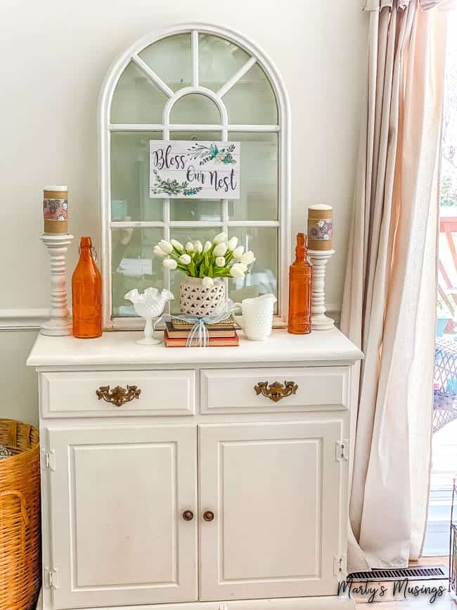 A kitchen with a sink and a window