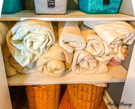 The Keys to an Organized Linen Closet - The Scout Guide