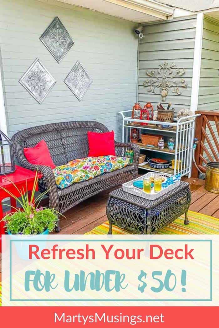 Deck Decorating Ideas for Summer (for under 50!) Marty's Musings