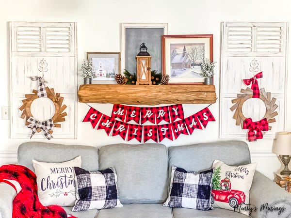 11 Ways to Add Buffalo Plaid Christmas Decorations - Marty's Musings